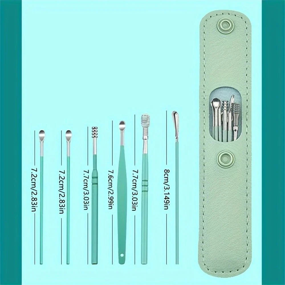 6 Pcs Ear Cleaner Tool Set