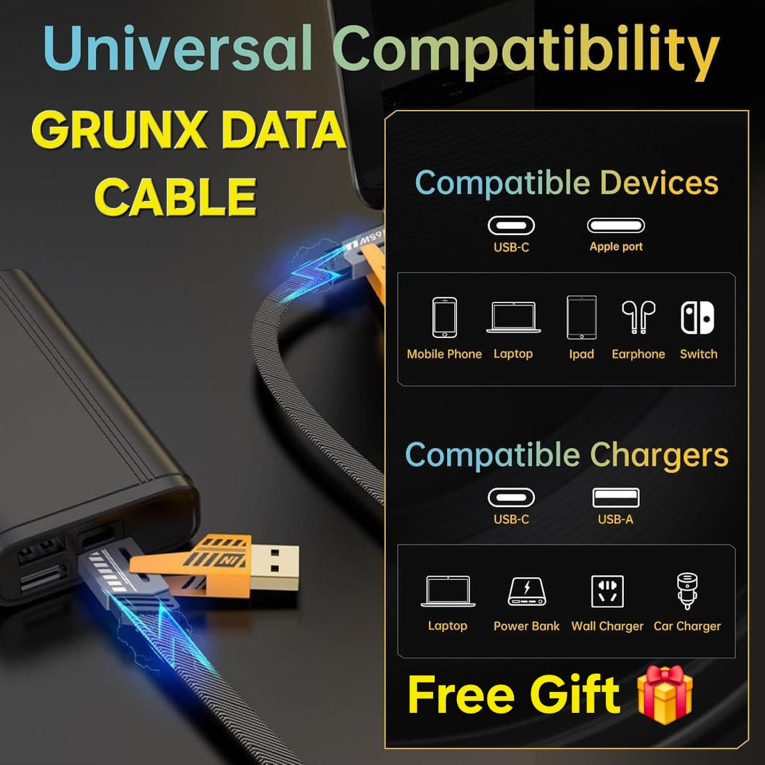 Aipods Pro 2nd Gen+ Free Data Cable Gift Allow To open