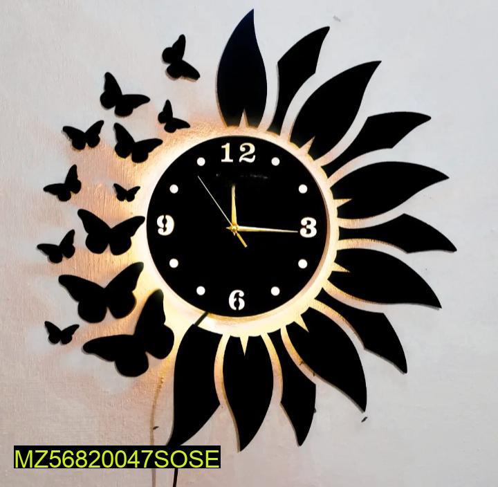 Analog Wall Clock With Light - Ashiyna Shopping Mall