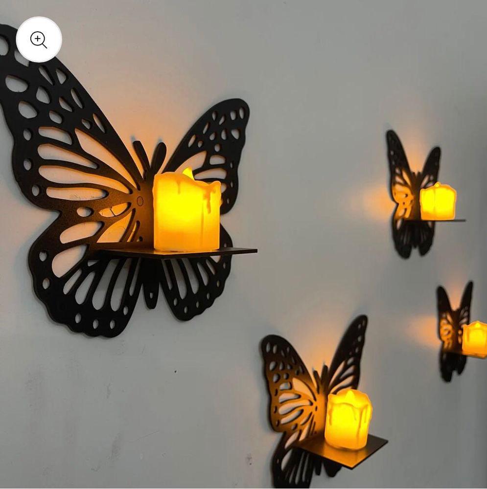 MDF Wall Decoration beautiful butterfly ,pack of 4 - Ashiyna Shopping Mall